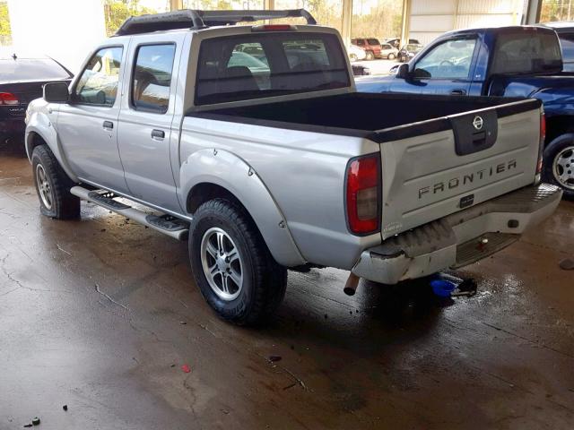 1N6ED27T74C456343 - 2004 NISSAN FRONTIER C SILVER photo 3