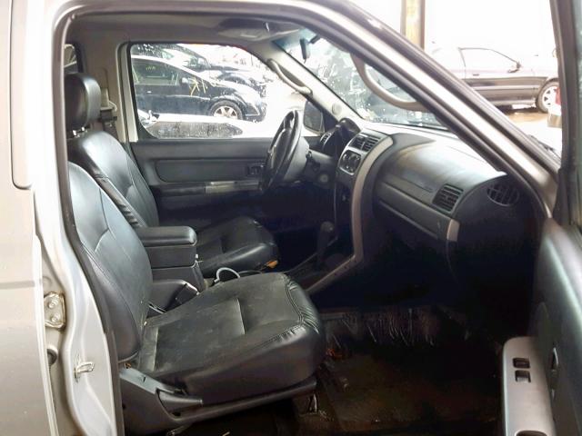 1N6ED27T74C456343 - 2004 NISSAN FRONTIER C SILVER photo 5