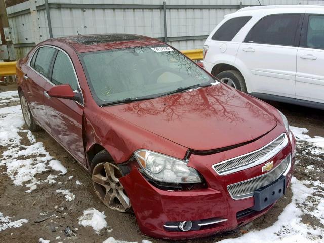 1G1ZK57789F104420 - 2009 CHEVROLET MALIBU LTZ RED photo 1