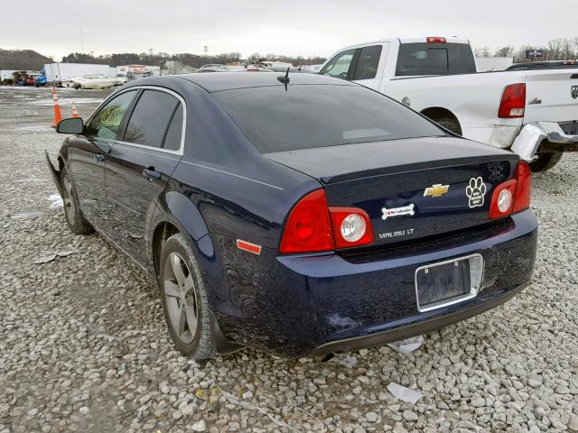 1G1ZC5E16BF277791 - 2011 CHEVROLET MALIBU 1LT BLUE photo 3