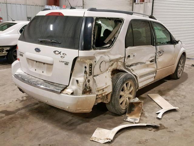 1FMDK06WX8GA13005 - 2008 FORD TAURUS X L WHITE photo 4