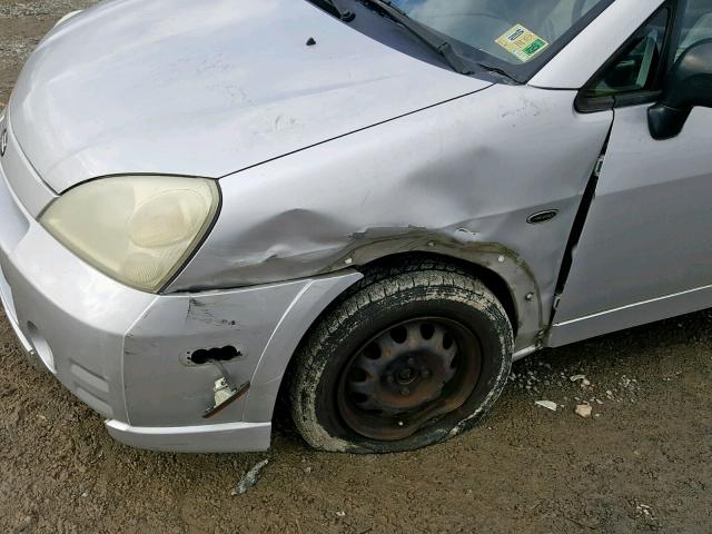 JS2RA61S145206398 - 2004 SUZUKI AERIO S SILVER photo 9