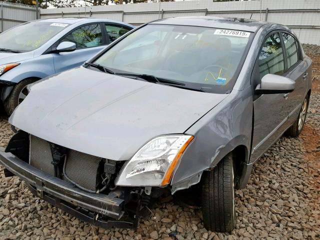 3N1AB6AP0AL657398 - 2010 NISSAN SENTRA 2.0 GRAY photo 2