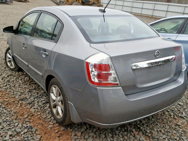 3N1AB6AP0AL657398 - 2010 NISSAN SENTRA 2.0 GRAY photo 3