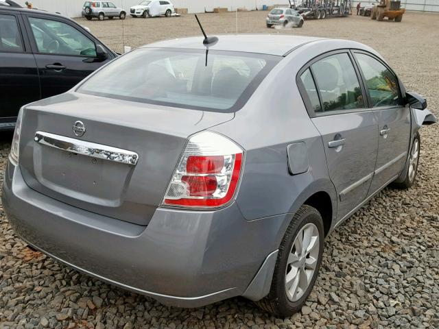 3N1AB6AP0AL657398 - 2010 NISSAN SENTRA 2.0 GRAY photo 4