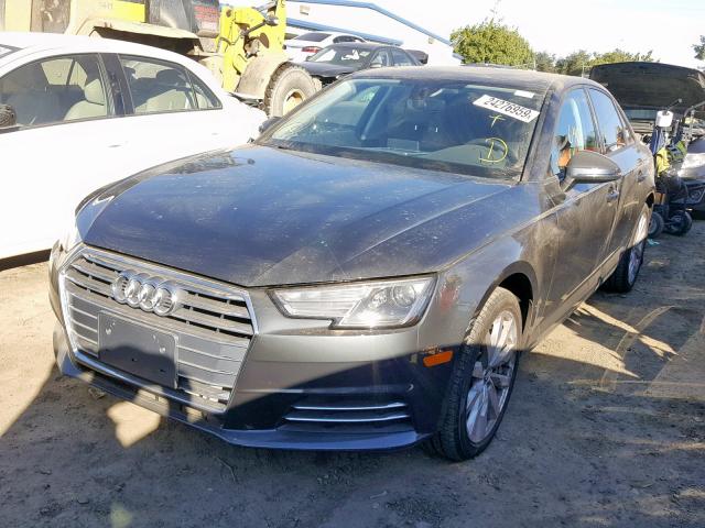 WAUGMAF45HN048494 - 2017 AUDI A4 ULTRA P GRAY photo 2