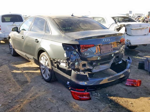 WAUGMAF45HN048494 - 2017 AUDI A4 ULTRA P GRAY photo 3