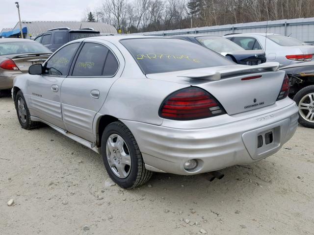 1G2NF52T41M530978 - 2001 PONTIAC GRAND AM S GRAY photo 3