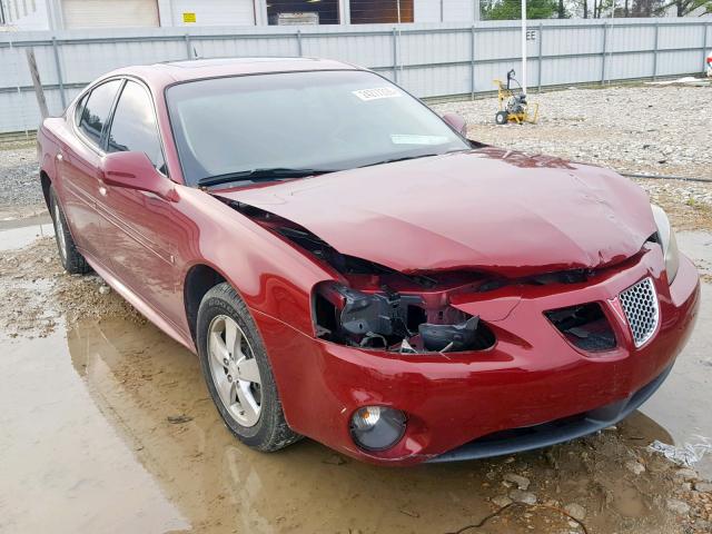 2G2WP582281170566 - 2008 PONTIAC GRAND PRIX MAROON photo 1
