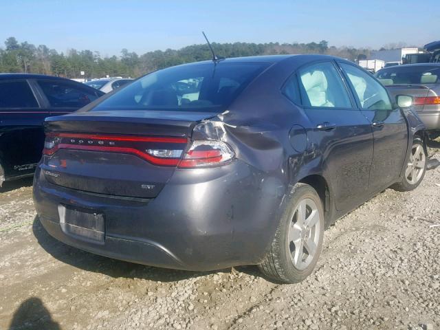 1C3CDFBB6FD336356 - 2015 DODGE DART SXT GRAY photo 4