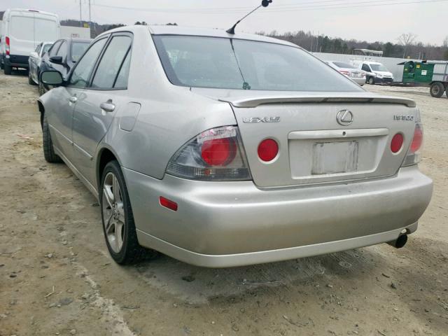 JTHBD192150098162 - 2005 LEXUS IS 300 SILVER photo 3