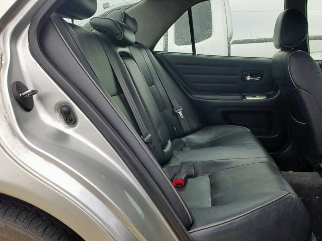 JTHBD192150098162 - 2005 LEXUS IS 300 SILVER photo 6