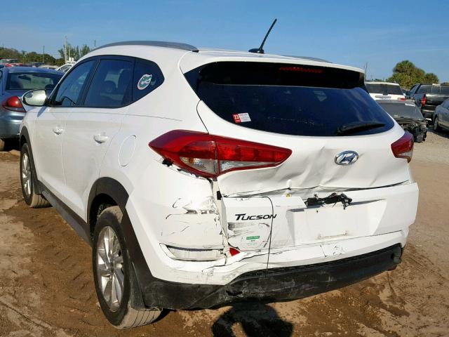 KM8J33A40HU331269 - 2017 HYUNDAI TUCSON LIM WHITE photo 3