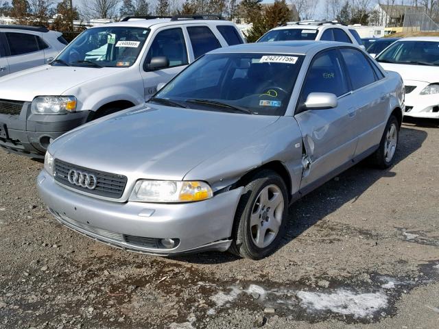 WAUDH68D01A106901 - 2001 AUDI A4 2.8 QUA SILVER photo 2