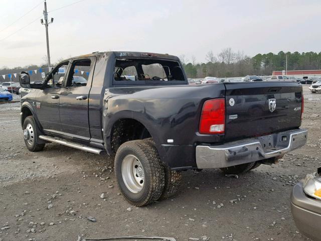 3D73Y4HL0BG583685 - 2011 DODGE RAM 3500 BLACK photo 3