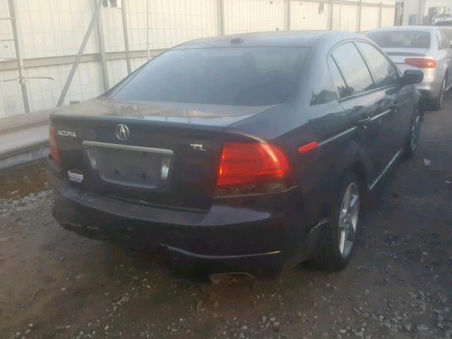 19UUA66236A011394 - 2006 ACURA 3.2TL BLACK photo 4