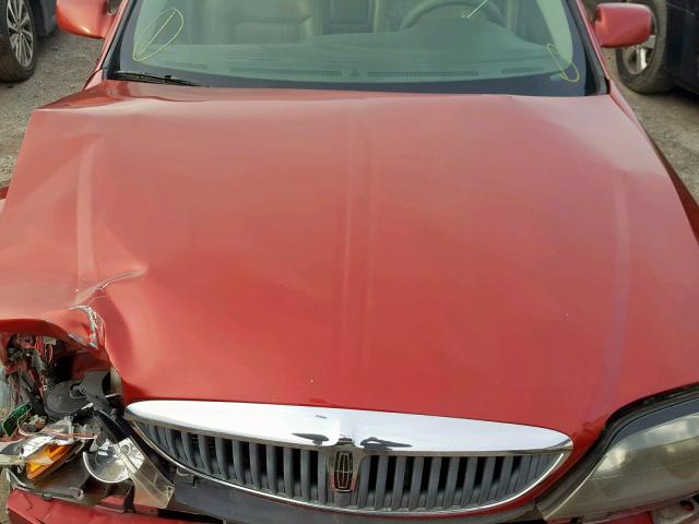 1LNHM86S55Y641034 - 2005 LINCOLN LS RED photo 7