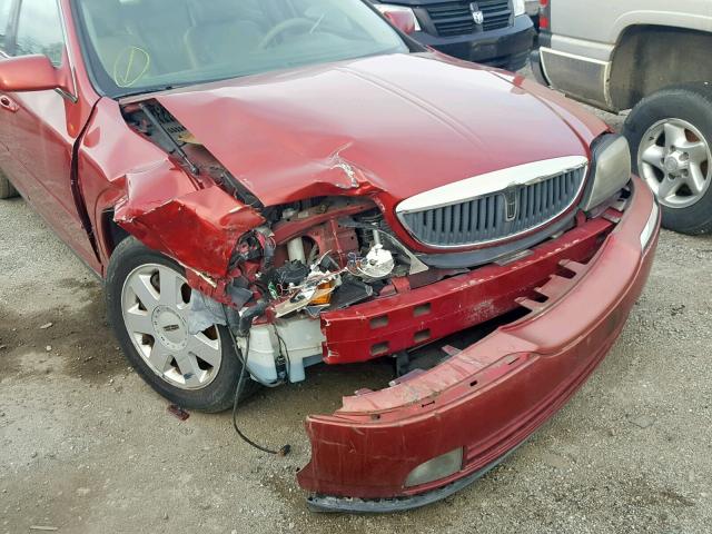 1LNHM86S55Y641034 - 2005 LINCOLN LS RED photo 9