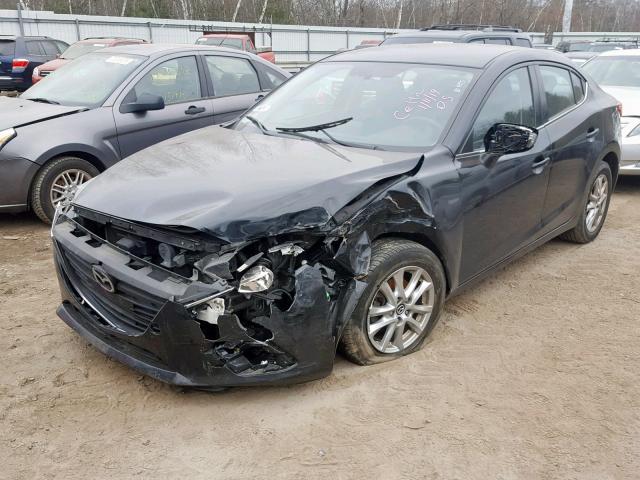 JM1BM1U70G1334236 - 2016 MAZDA 3 SPORT BLACK photo 2