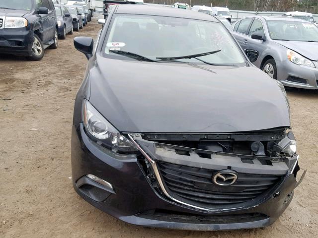 JM1BM1U70G1334236 - 2016 MAZDA 3 SPORT BLACK photo 9