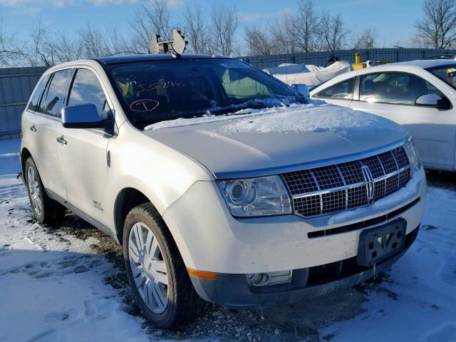 2LMDU68C58BJ38246 - 2008 LINCOLN MKX WHITE photo 1