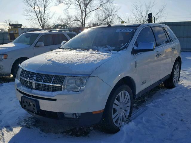 2LMDU68C58BJ38246 - 2008 LINCOLN MKX WHITE photo 2