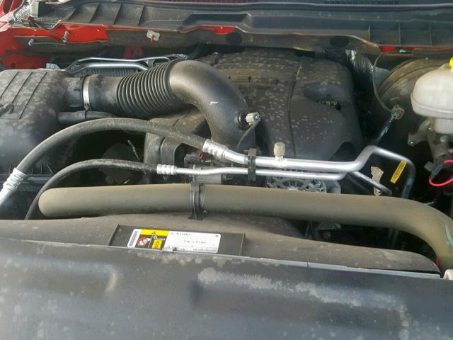 1C6RR7YT9GS253814 - 2016 RAM 1500 REBEL წითელი ფოტო 7