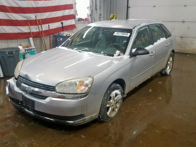 1G1ZT62885F186565 - 2005 CHEVROLET MALIBU MAX ვერცხლისფერი ფოტო 2