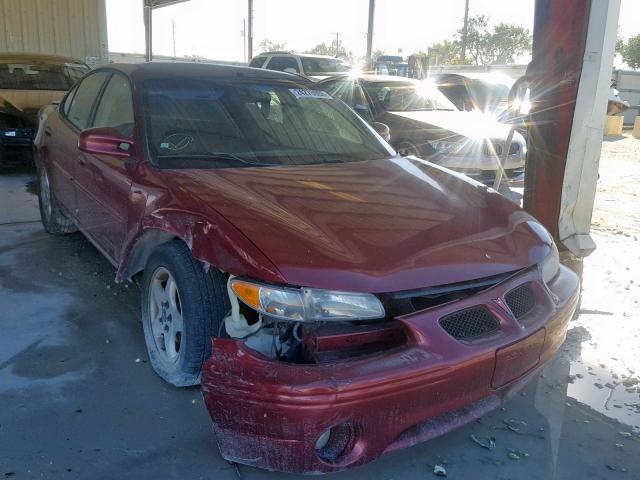 1G2WK52J12F129019 - 2002 PONTIAC GRAND PRIX MAROON photo 1