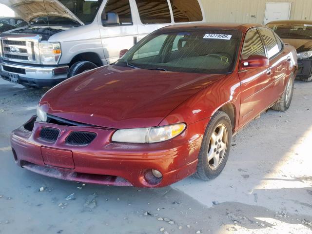 1G2WK52J12F129019 - 2002 PONTIAC GRAND PRIX MAROON photo 2
