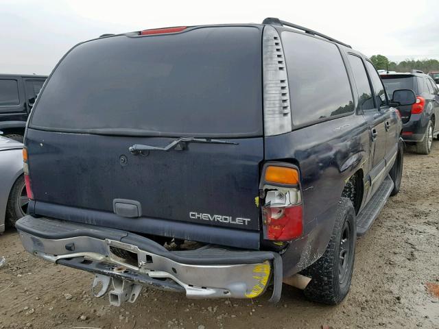 1GNEC16Z34J206106 - 2004 CHEVROLET SUBURBAN C BLUE photo 4