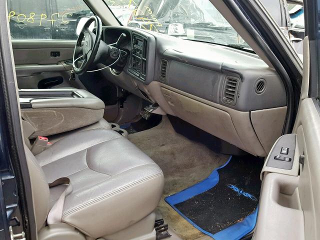 1GNEC16Z34J206106 - 2004 CHEVROLET SUBURBAN C BLUE photo 5