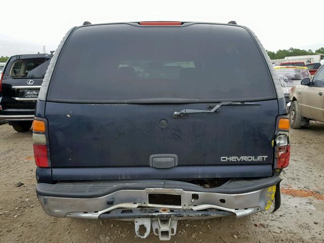 1GNEC16Z34J206106 - 2004 CHEVROLET SUBURBAN C BLUE photo 9