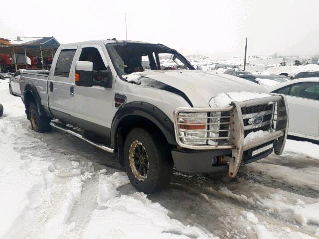 1FTWW31R28EB57986 - 2008 FORD F350 SRW S SILVER photo 1