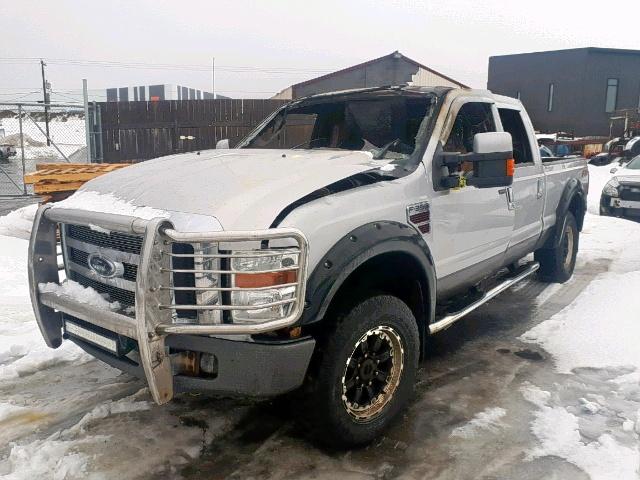 1FTWW31R28EB57986 - 2008 FORD F350 SRW S SILVER photo 2