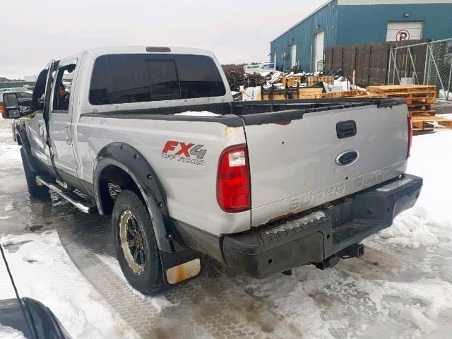 1FTWW31R28EB57986 - 2008 FORD F350 SRW S SILVER photo 3