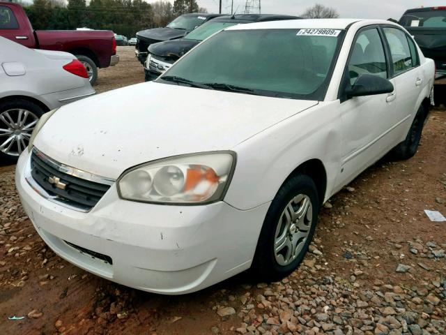 1G1ZS58F07F216065 - 2007 CHEVROLET MALIBU LS WHITE photo 2