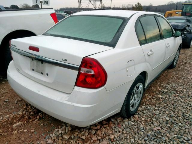 1G1ZS58F07F216065 - 2007 CHEVROLET MALIBU LS WHITE photo 4