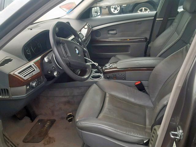 WBAHL83546DT05628 - 2006 BMW 750 I GRAY photo 5