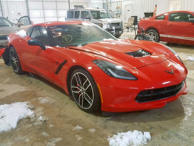 1G1YC2D77G5123538 - 2016 CHEVROLET CORVETTE S RED photo 1