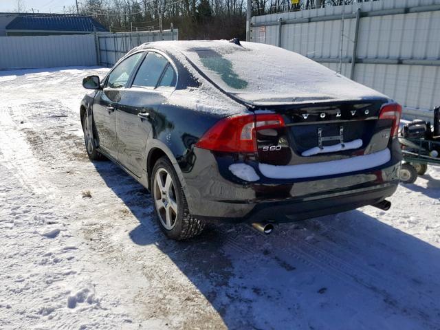 YV1622FS2C2125562 - 2012 VOLVO S60 T5 BLACK photo 3