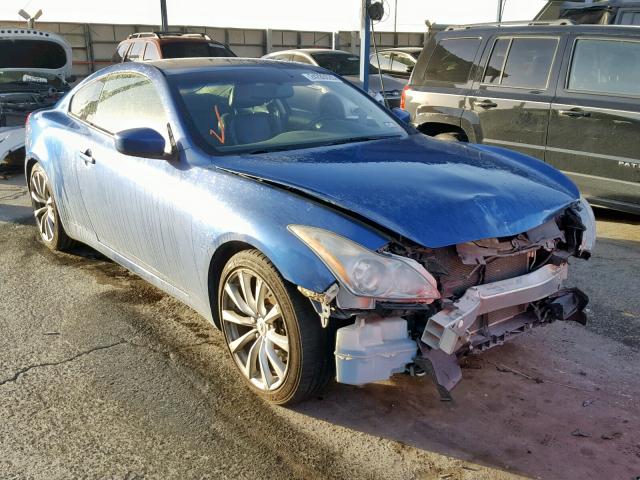 JNKCV64E98M101046 - 2008 INFINITI G37 BASE BLUE photo 1