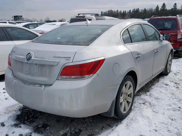 1G4GC5GD8BF351780 - 2011 BUICK LACROSSE C SILVER photo 4