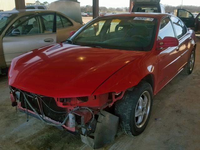 1G2WJ52K1XF246392 - 1999 PONTIAC GRAND PRIX RED photo 2