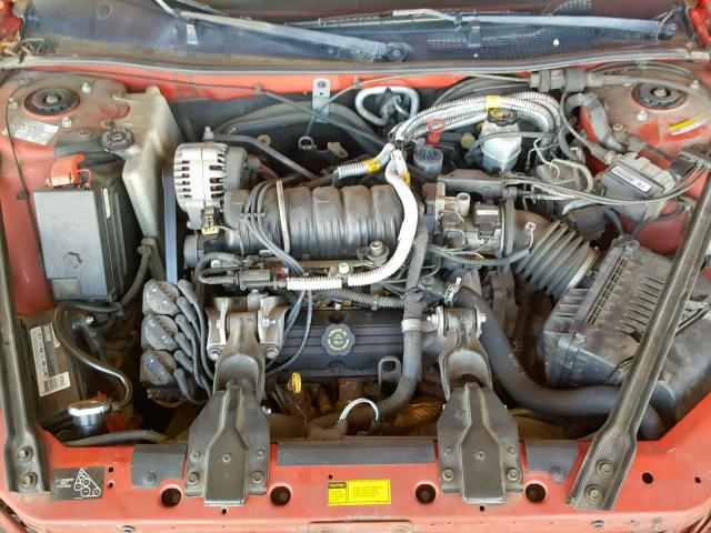 1G2WJ52K1XF246392 - 1999 PONTIAC GRAND PRIX RED photo 7