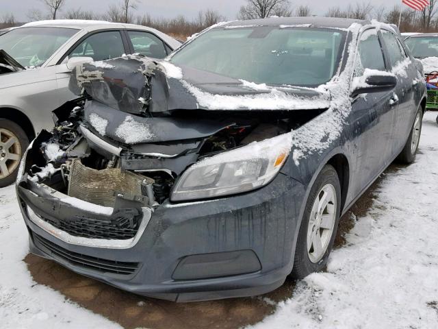 1G11B5SL6EF122622 - 2014 CHEVROLET MALIBU LS GRAY photo 2