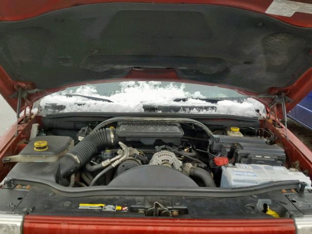 1J8HH48K36C132159 - 2006 JEEP COMMANDER წითელი ფოტო 7