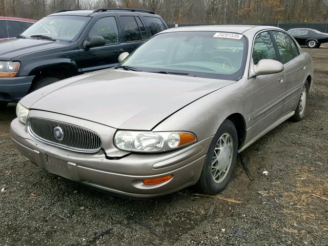 1G4HP54K824140764 - 2002 BUICK LESABRE CU GOLD photo 2