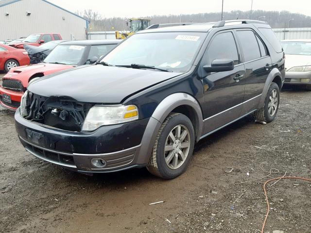 1FMDK02W98GA41707 - 2008 FORD TAURUS X S BLACK photo 2