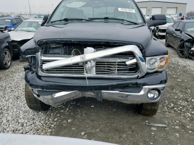 3D7KS28CX5G746817 - 2005 DODGE RAM 2500 S BLACK photo 9